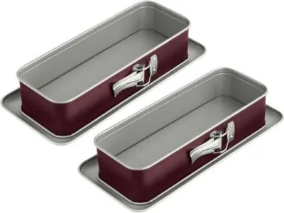 Produktbild von Kuchenform Set (2 Stück) , Dr. Oetker Back-Liebe Bicolor , 30 cm , Antihaftbeschichtung , Springform