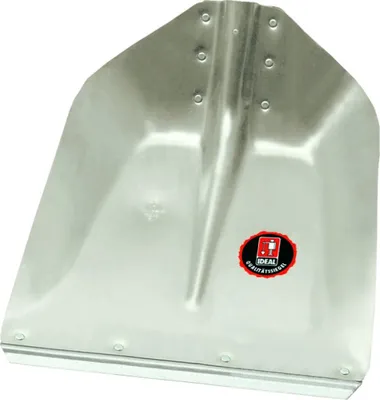 Produktbild von Idealspaten Hallenser Randschaufel Favorit mit Stahlschutzkante 380 x 380 mm
