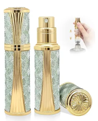 Immagine prodotto di Flacone spray per profumo, ricaricabile, mini, 5 ml, colore argento "Starlight"