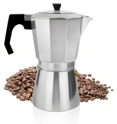 Productafbeelding van Espressokoker, 14 kopjes van aluminium, 700 ml, niet voor inductie