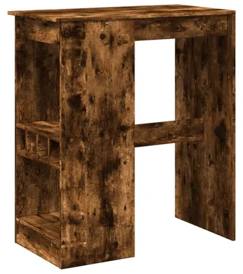 Obrázok produktu pre vidaXL Barový stôl s policou údený dub 90x47,5x103,5 cm materiál na báze dreva