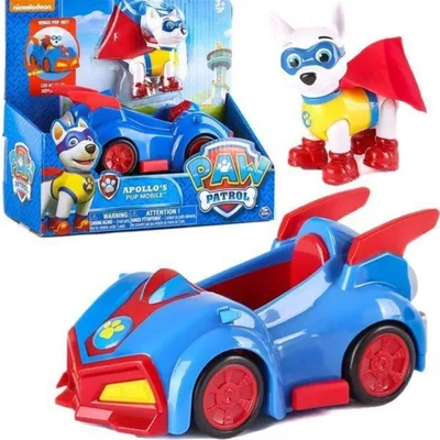 Image de Spin Master Paw Patrol Paw Patrol - véhicule avec figurine Pup Mobile - Apollo