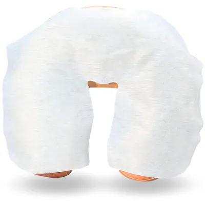 Image de Haus-Held Protections appui-tête massage, 100 blanches