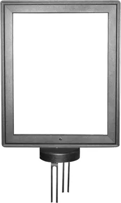 Produktbild von Schildtafel für Gurt-Absperrpfosten GLA 85, A4 hoch, 210x297 mm