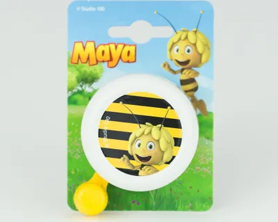 Produktbild von Studio 100 fahrradklingel Maya de Bij junior Stahl 55 mm weiß