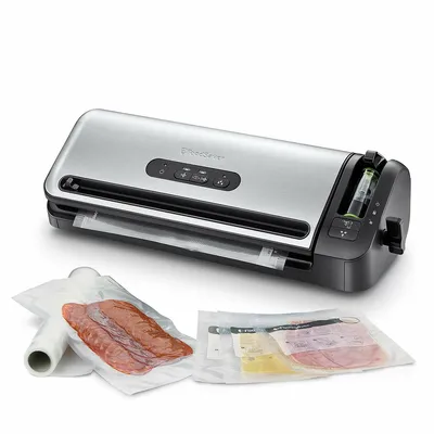 Obrázek produktu pro FoodSaver FFS017X, Černá, Nerezová ocel, Vakuové zatavení, Knoflíky, Otočné, CE, 120 W, 464 mm