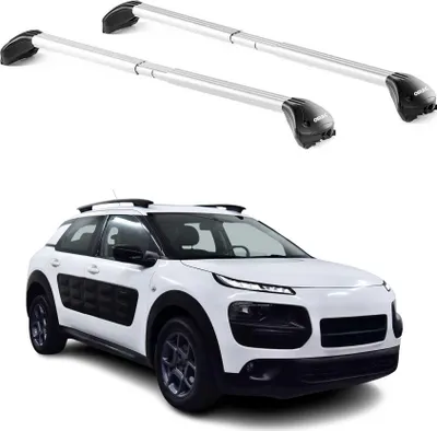 Produktbild von Dachträger Grundtäger für Citroen C4 Cactus 2015-2020 5 tür 100kg Alu Silber ABE