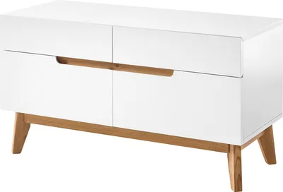 Produktbild von home24 Garderobenbank - Eiche Teilmassiv