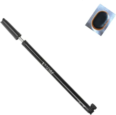 Produktbild von Ventura Fahrrad Luftpumpe Rahmenpumpe AV/DV/SV 415-445 mm inkl. 1 x Schlauchflicken