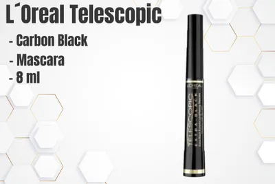 Image de Mascara Telescopic Carbon Black 8 ml, Carbon Black