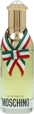 Produktbild von Moschino Pour Femme, Frauen, 45 ml, Nicht nachfüllbare Flasche, Freesie, Galbanharz, Geißblatt, Pflaume, Nelke, Gardenia, Muskatnuss, Pfeffer, Rose, Canangabaum, Ambra, Moschus, Patschuli, Sandelholz, Vanille