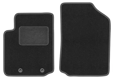 Immagine prodotto di Tappetini anteriori in moquette per Citroen C3 Pluriel 2003-2010 (cabrio) – 2 pezzi, grigio grafite, su misura – Wielganizator LUX