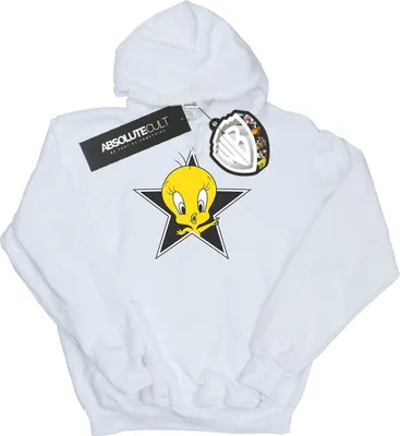 Produktbild von Looney Tunes - "Tweety Pie Star" Kapuzenpullover für Damen BI3952 (M) (Weiß)