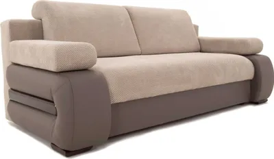 Produktbild von Sofa mit Schlaffunktion und Bettkasten, Couch für Wohnzimmer, Schlafsofa Federkern Sofagarnitur Polstersofa Wohnlandschaft mit Bettfunktion - 206 x 96 x 85 - York (Begie - Dot 22+Madryt 128)
