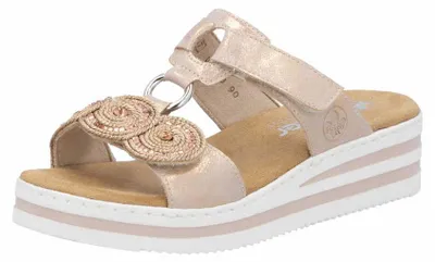 Produktbild von Rieker V0200 90 Komfort Pantolette Rose (Gold), Rot, Gr. 43