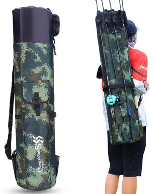 Obrázek produktu pro Skládací rybářská taška, 120 cm, lehká, pro rybářské vybavení