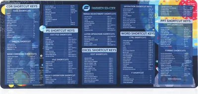 Image de Tapis de souris antidérapant, épais, super grand tapis de bureau, se déplace en douceur, tapis de bureau à touches, 900 x 400 x 2 mm