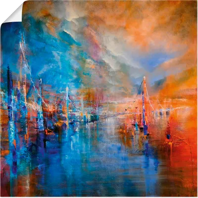 Produktbild von ARTland Poster Der Weg Größe: 30x30 cm