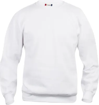 Produktbild von Klassischer Pullover mit Rundhalsausschnitt und Rippenbündchen an Ärmeln und Bund