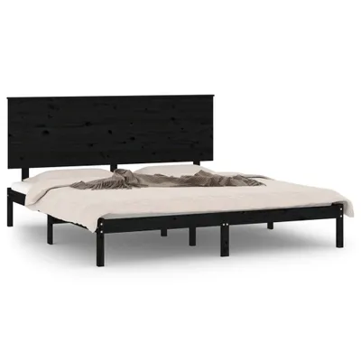 Obrázek produktu pro vidaXL Postel z masivu Černá borovice 200x200 cm