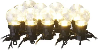 Zdjęcie produktu dla EMOS LED světelný řetěz - 10x párty žárovky čiré, 5 m, venkovní i vnitřní, teplá bílá DCPW02