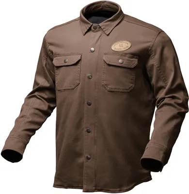 Image de Chemise de moto Modeka Oliwer, marron, 3XL