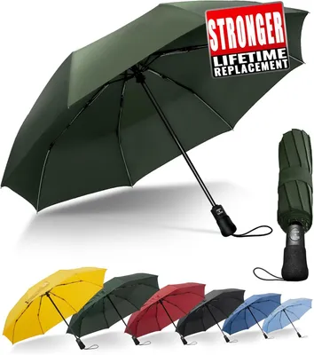 Productafbeelding van Compacte paraplu, stormvast, 106 cm, automatisch, ideaal voor onderweg