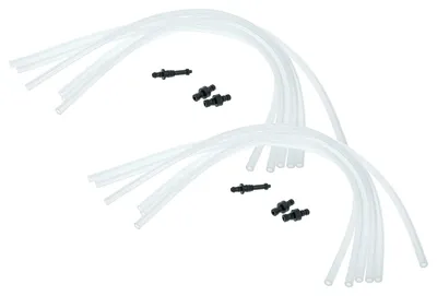 Produktbild von vhbw 12x Milchschlauch-Set kompatibel mit Jura ENA 9, F50, ENA Micro 9 - 90, F505, J80, J6 Kaffeemaschinen - 6x Anschlussadapter, 12x Milchschlauch