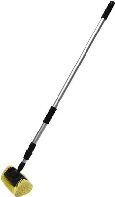 Produktbild von Camp4 Autowaschbürste mit Rundumbürste und verstellbarem Stiel 1,15 - 1,8m