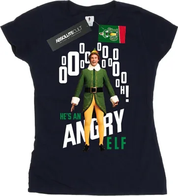 Produktbild von Elf - "Angry Elf" T-Shirt für Damen BI18977 (S) (Marineblau)