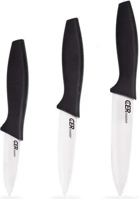 Produktbild von ORION Keramikmesser Set Messer Küchenmesser CERMASTER 3 Teile Messerset