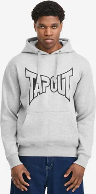 Image de Sweat à capuche homme coupe regular LIFESTYLE BASIC HOODIE Marl Grey/Black S Tapout