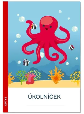 Produktbild von OPTYS Notizblock A5, 20 Blatt, Tintenfisch