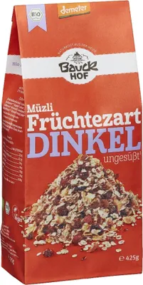 Produktbild von Dinkel Müsli - Früchte ungesüßt 425g 6er Pack