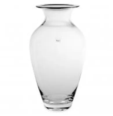 Immagine prodotto di H&H Vaso Fiori In Vetro Trasparente, Ø18 - H35 Cm