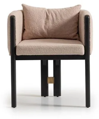 Immagine prodotto di Gruppo di sedie per sala da pranzo sedie sedia da cucina 4 pezzi poltrona beige