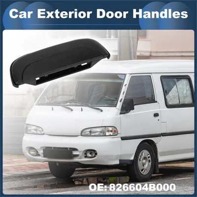 Image de Poignées De Porte Extérieures De Voiture Avant Droite Pour Hyundai Porter 1993-1997 Abs Noir, 1 Pièce