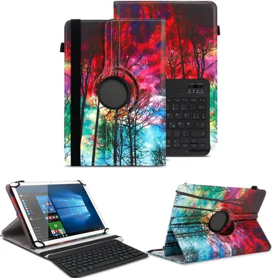 Produktbild von Schutzhülle für Lenovo Tab M10a Bluetooth Hülle Tablet Tasche QWERTZ TastaturFarben:Motiv 20