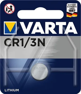 Image de Varta 46769 Professional Electronics CR1/3N (6131) - Lithium-Knopfzelle, 3 V