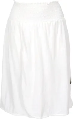 Produktbild von Rock aus Baumwolle, Yogarock im Wickellook, Tanzrock - Weiß, Damen, Baumwolle(Bio), Größe: XL
