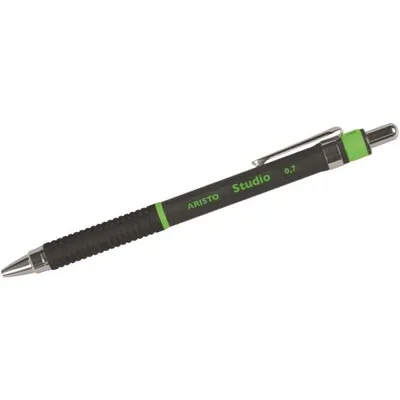 Produktbild von Aristo Feinminenstift Studio schwarz 0,7 mm Gummigriffzone