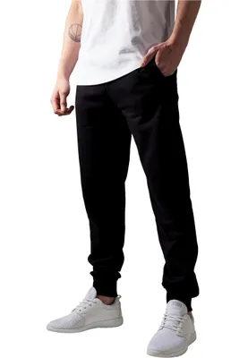 Obrázok produktu pre Urban Classics TB252 | Rovné tepláky pánske - farba: čierna - veľkosť: XXL