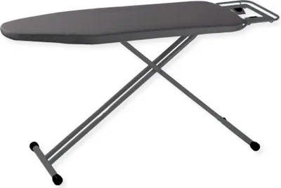 Image de SensaHome Planche à repasser - Table de repassage pliable avec support de fer - 120×38cm - Gris foncé