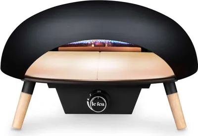 Produktbild von Le Feu Le Feu Turtle 3.0 Outdoor Pizzaofen - Gasbefeuert - Ø 61 cm x H 39 cm - Schwarz