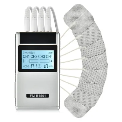Produktbild von 8 Elektrodenpads 15 Modi Gesundheitspflege TENS Akupunkturtherapie Massagegerät Pulsentlastung Körperliche Schmerzen Müdigkeit Massagegerät