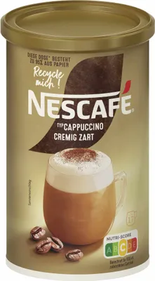 Produktbild von Nescafe Gold Typ Cappuccino Cremig Zart löslicher Bohnenkaffee 3er Pack (3x250g Dose) + usy Block
