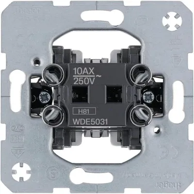 Immagine prodotto di Interruttore a croce Hager con modulo a bilanciere WDE3037 da incasso 10 AX