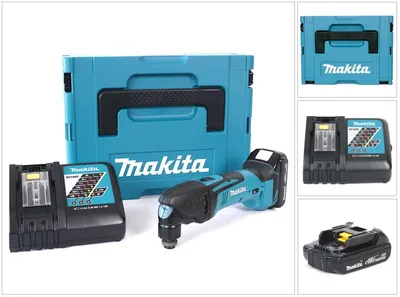Obrázok produktu pre Akumulátorové multifunkčné náradie Makita DTM 50 Y1J-D 18 V MAKPAC vrátane akumulátora BL 1815 N + nabíjačky DC18RC