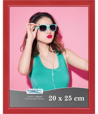 Fotolijst 20x25 cm rot Massivholz skandinavisch Pizzazz