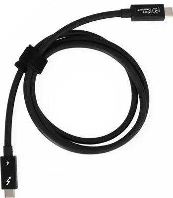 Produktbild von Microconnect TB4010, Männlich, Männlich, 1 m, 40 Gbit/s, Schwarz, 100 W